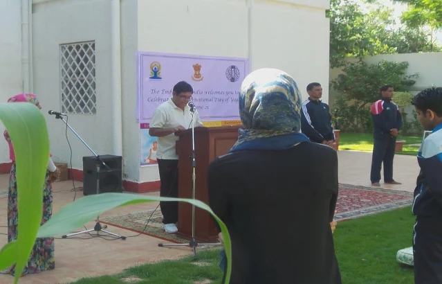 International Day of Yoga Event in Tripoli