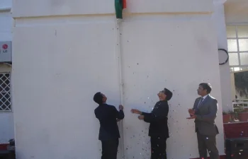 Mr. Azar A.H.Khan, Ambassador of India during Republic Day celebration at Embassy Residence